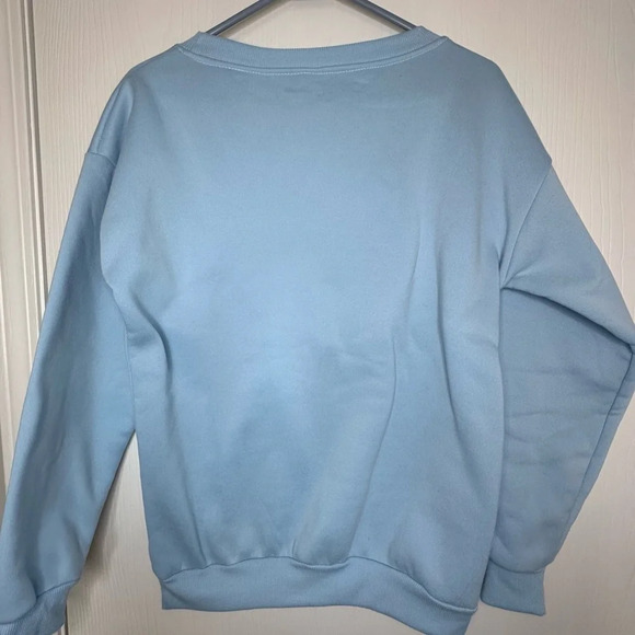 Taylor Swift the eras tour 1989 light blue crewneck sweatshirt size small - Picture 3 of 4